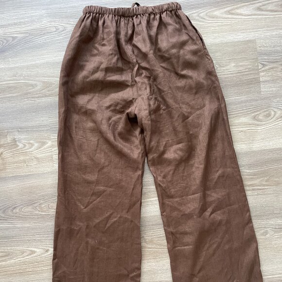 Elegant Brown Women's Trousers - Picture 8 of 8